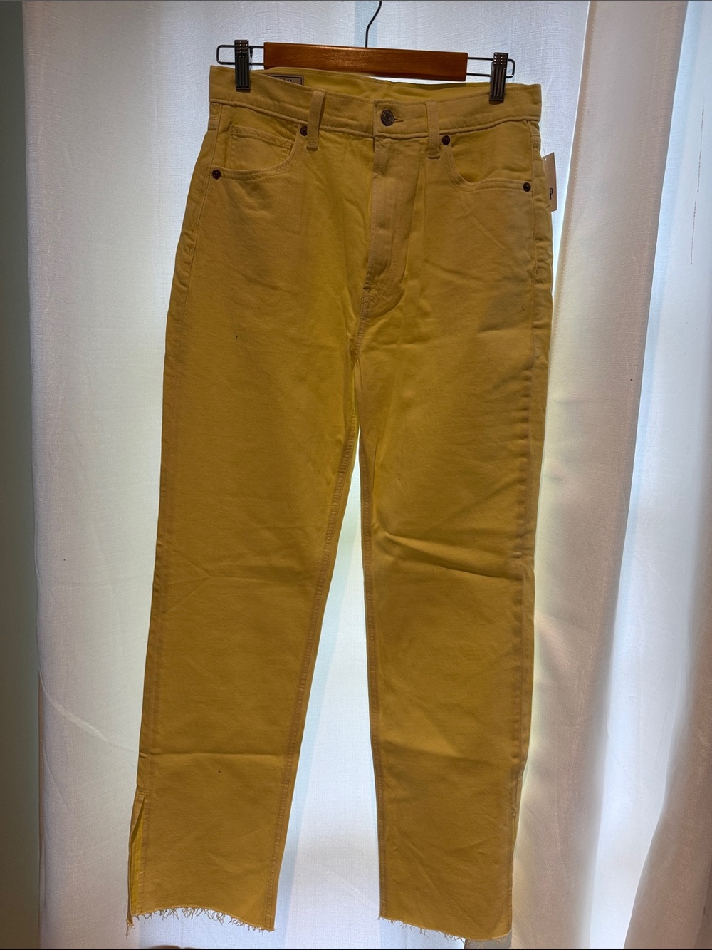 GAP Women's Mustard Straight-Leg Jeans